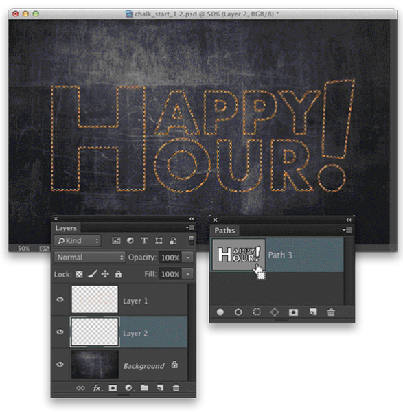 Chalkboard Effect Layers Magazine